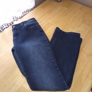 Jennifer Lopez JLO Bootcut Jeans Women’s 10 Dark Blue Denim Stretch 5-Pock